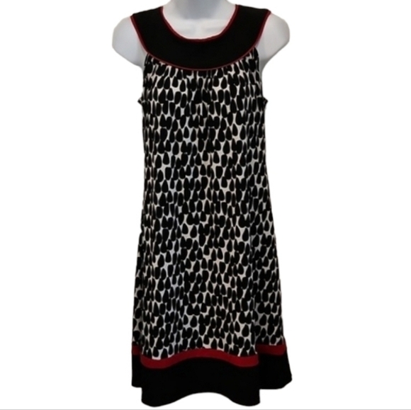 Enfocus Studio Polka Dot Shift Dress - Picture 1 of 6